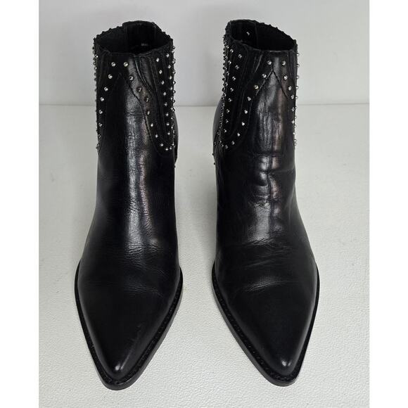 Dolce Vita Sethe Studded Ankle Boots 7.5 Black Leather MSRP $200 - Picture 2 of 10